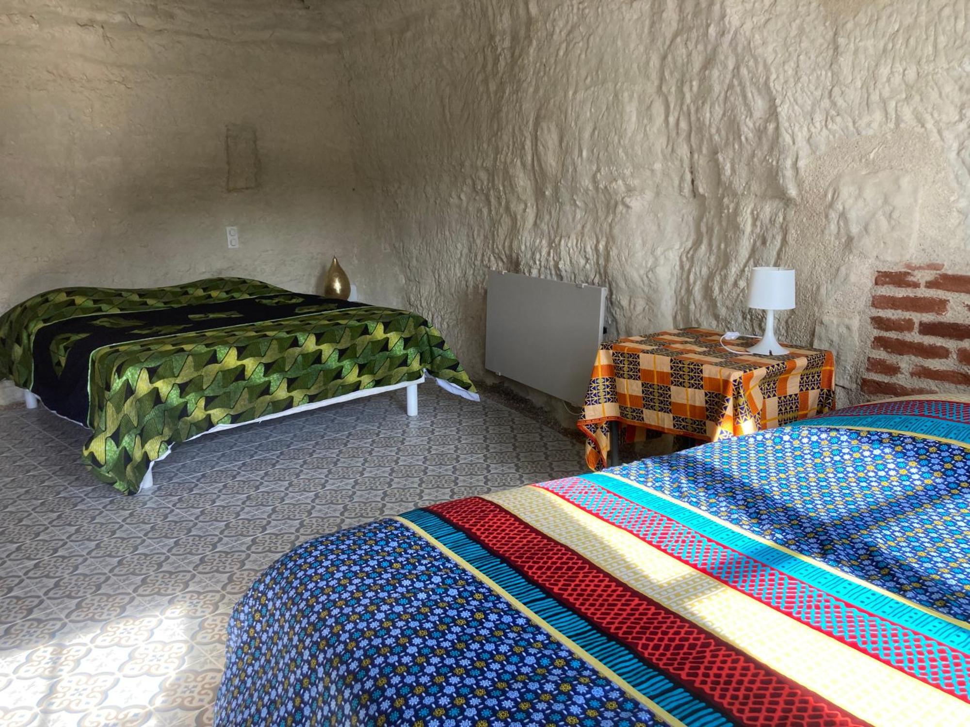 Nuit Insolite Dans Une Troglodyte ! Villa Nazelles-Negron Exterior foto